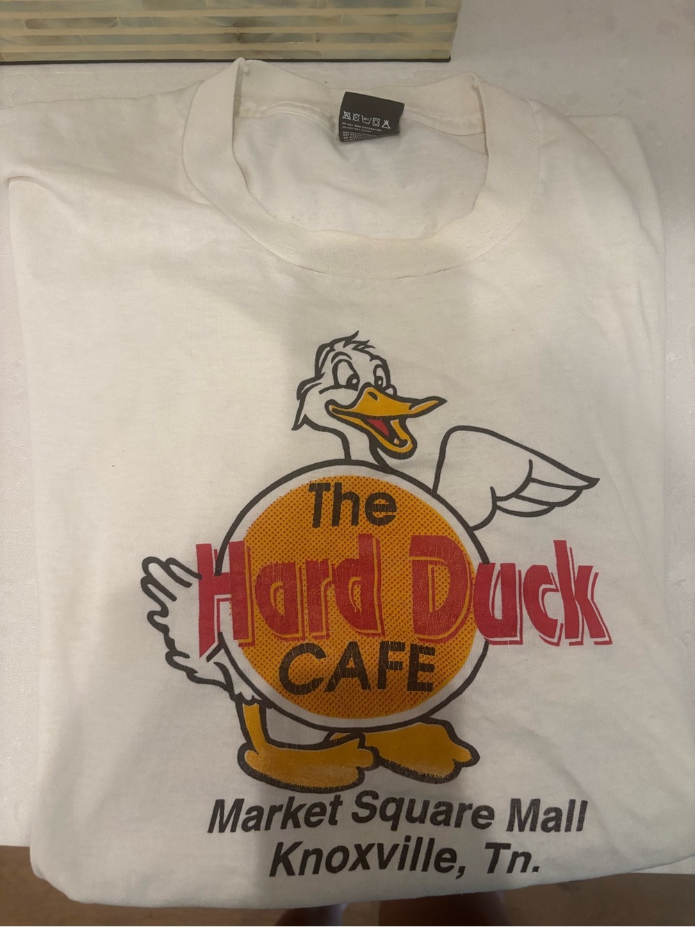 The Hard Duck Cafe Graphic Tee - White